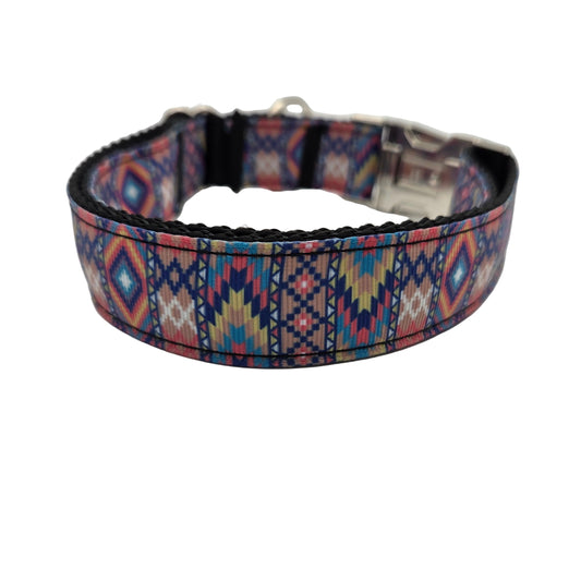 Bohemian Desert Wanderer Dog Collar | Adjustable Large 14.5"–23.5"